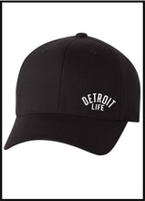 Load image into Gallery viewer, DETROIT LIFE FLEXFIT HAT, DETROIT LIFE HAT, DETROIT LIFE HAT
